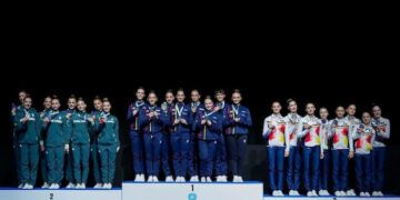 España sumó siete medallas en el Mundial por edades de gimnasia aeróbica