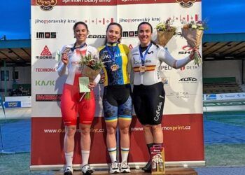 Helena Casas, bronce en el keirin del GP de Brno