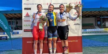 Helena Casas, bronce en el keirin del GP de Brno