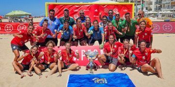 El Higicontrol logró el campeonato nacional de fútbol playa de Primera División Femenina