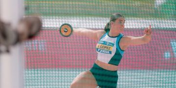 Inés López Arias revalidó el título de campeona de España de lanzamiento de disco en Málaga