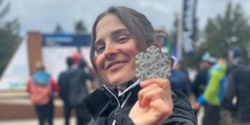 Irati Idiakez, subcampeona del mundo de boardercross