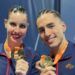 Dennis González e Iris Tió, oro en el Dúo Mixto Libre en el Europeo de natación artística