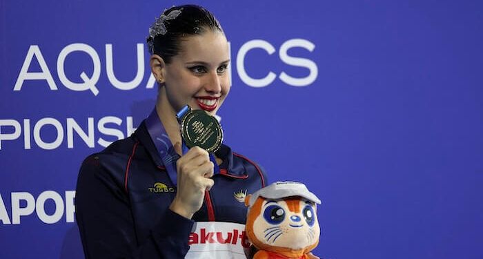 Iris Tió, con la música de Piaf, logró para España un oro mundial histórico en solo libre de artística