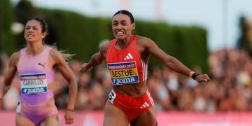 Bestué, Toimil, Arroyo, Stancev, Benach, el relevo 4×100 del Playas y el 4×400 del Valencia, campeonas de España en Tarragona