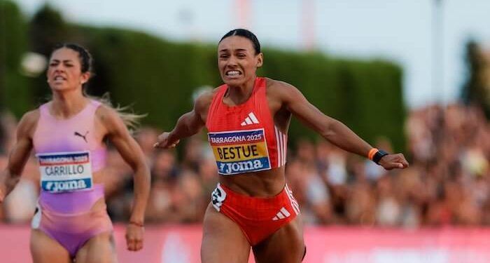 Bestué, Toimil, Arroyo, Stancev, Benach, el relevo 4×100 del Playas y el 4×400 del Valencia, campeonas de España en Tarragona