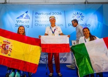 España sumó dos platas y un bronce en el Mundial de vela inclusiva