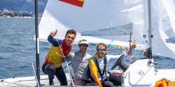 Jordi Xammar y Marta Cardona se coronaron campeones de Europa de 470 mixto
