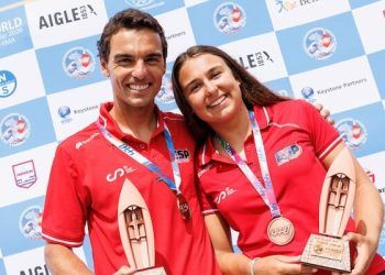 Jordi Xammar y Marta Cardona lograron el bronce mundial en 470 en Enoshima