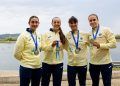 El K4 500 y el C4 500 mixto lideraron en oro el festín de medallas de España en el Europeo