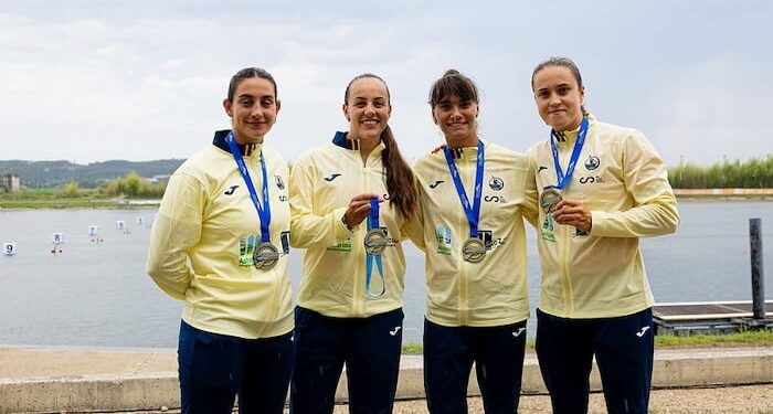 El K4 500 y el C4 500 mixto lideraron en oro el festín de medallas de España en el Europeo