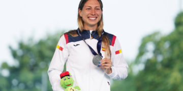 La pentatleta Laura Heredia se cuelga la medalla de plata en Cracovia 2023