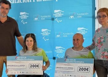 Leyre Ortí se impuso en la tercera jornada de la Liga AXA de natación paralímpica