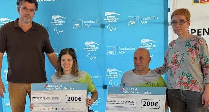Leyre Ortí se impuso en la tercera jornada de la Liga AXA de natación paralímpica