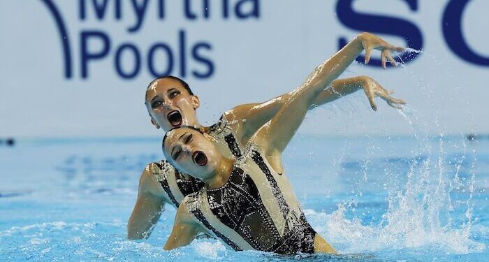 Txell Ferré y Lilou Lluis, quintas en el dúo técnico femenino del Mundial de Singapur