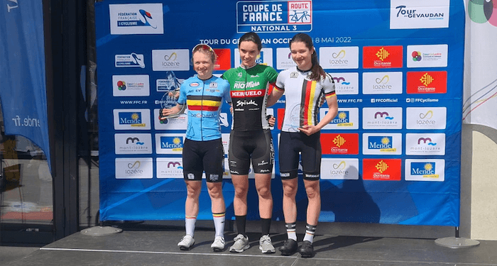 Lucía Ruiz vence en la 2ª etapa del Tour du Gévaudan Occitanie de Copa de las Naciones junior