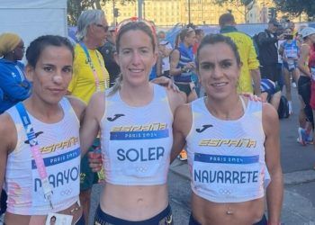 Maayouf (17ª), Soler (25ª) y Navarrete (42ª) completaron el Maratón Olímpico en París