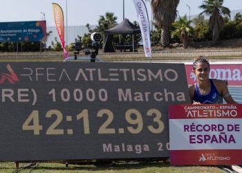 María Pérez batió el récord de España de 10.000 metros marcha y llega lanzada al Europeo