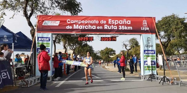 María Pérez registra el nuevo récord de España y récord de Europa de Marcha en ruta
