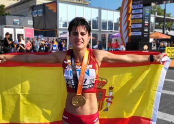 María Perez brilló en oro puro mundial en los 20km marcha de Budapest