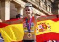 María Pérez, campeona de Europa y récord del mundo de medio maratón marcha