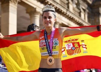 María Pérez, campeona de Europa y récord del mundo de medio maratón marcha