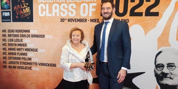 María Planas hace historia: la primera española en el Hall of Fame de la FIBA
