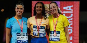 María Vicente se proclamó campeona de España de heptatlón y estuvo cerca de batir el récord nacional