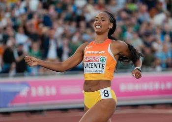 María Vicente cerró un octavo puesto de Europa y batió su propio récord de España de heptatlón