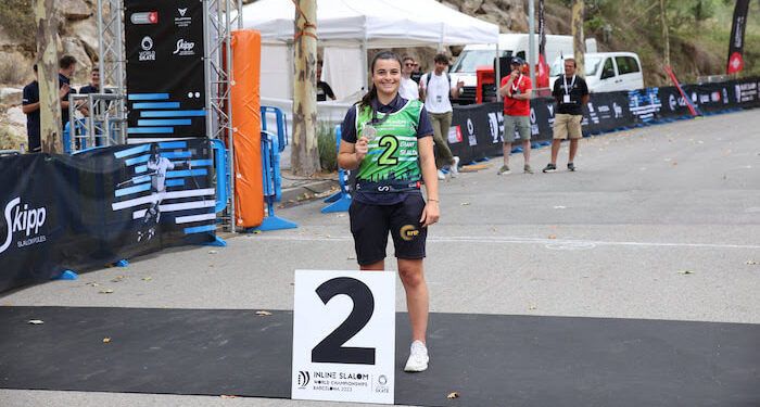 Marta Borràs, subcampeona del mundo junior de Eslalon Gigante