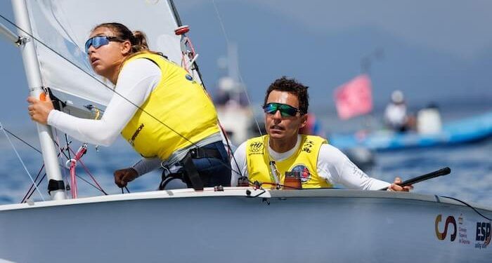 Xammar y Cardona, terceros en el podio provisional del Mundial de 470 en Enoshima