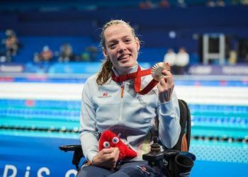 Marta Fernández se cuelga el bronce en los 50m espalda S3