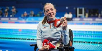 Marta Fernández se cuelga el bronce en los 50m espalda S3
