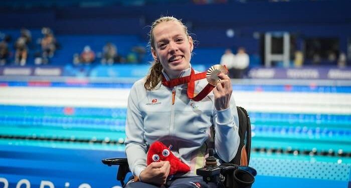Marta Fernández se cuelga el bronce en los 50m espalda S3