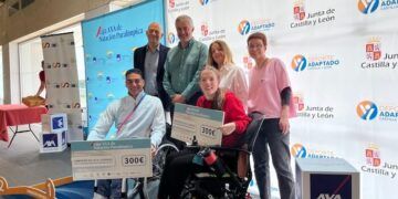 Marta Fernández dominó en la cuarta jornada de la Liga AXA de natación paralímpica