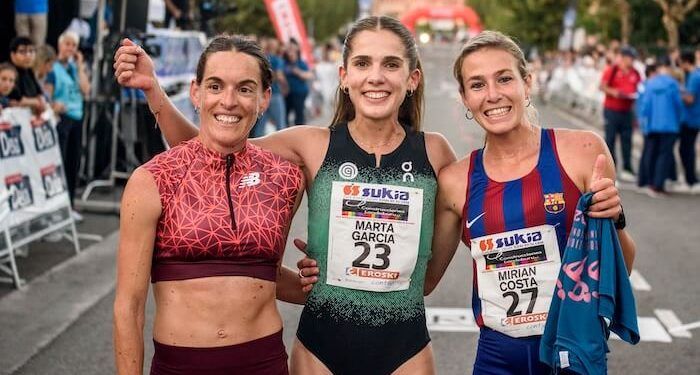 Marta García se impuso en la Milla de Berango