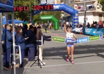 María Pérez reina en los 35 kilómetros marcha del campeonato de España