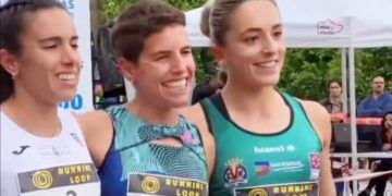 Marta Pérez manda en la milla en el campeonato de España de Ruta