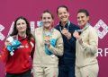Lucía Martín-Portugués conquistó el oro en sable y Araceli Navarro el bronce en Taranto 2026