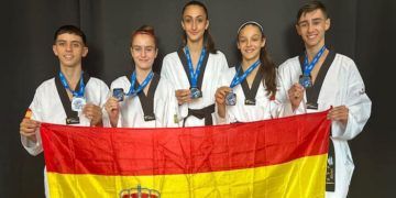España triunfó en el Europeo júnior de taekwondo con doce medallas y la segunda plaza por equipos