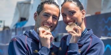 Mireia Hernández Luna y Dennis González, oro continental en Dúo Mixto Técnico