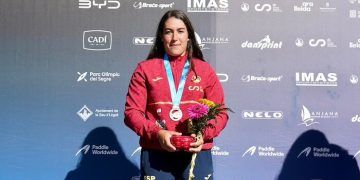Miren Lazkano logró la medalla de plata en C1 en la Copa del Mundo de piragüismo eslalon