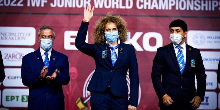 Monica Carrió, primera juez internacional y deportista olímpica de halterofilia en un Mundial