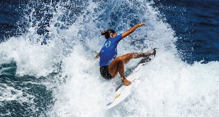 Nadia Erostarbe sostiene sus opciones de medalla olímpica sobre las olas de Tahití