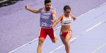 Nagore Folgado y Melani Berges se quedaron a las puertas de la final del 100 metros T12 en París
