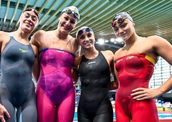 España consiguió una meritoria sexta plaza en el 4×200 del Europeo con un equipo de futuro