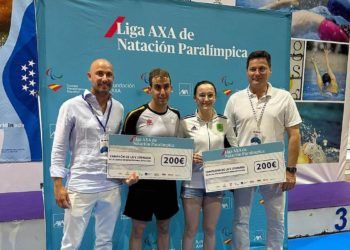 María Delgado, campeona de la quinta jornada de la Liga AXA de natación paralímpica