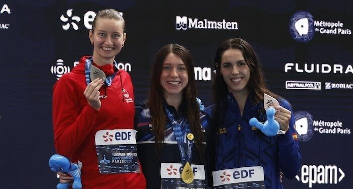 Laura Cabanes se adjudicó el bronce en los 200 mariposa en el campeonato de Europa de París