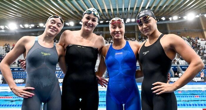 El relevo español 4×100 libre cerró un octavo puesto europeo y fijó el nuevo récord nacional