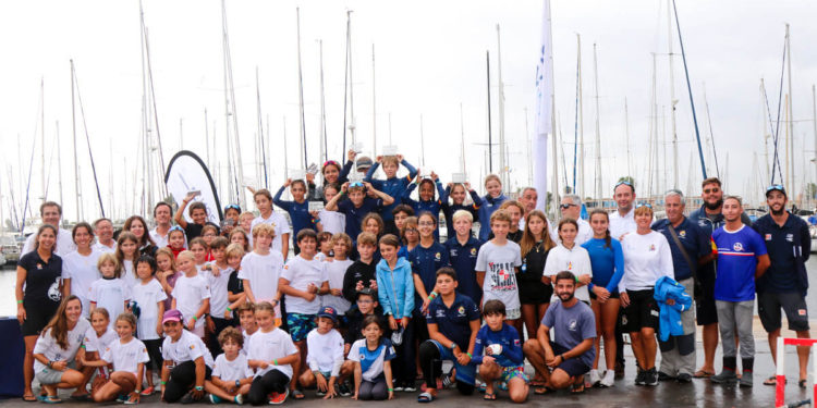 El Deporte Base se impone en la cita de la AECN en el Real Club Náutico de Valencia con cerca de 70 niños de 14 clubes